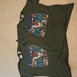 Luke Bryan set of two NEW women's small graphic concert tees same day shipping